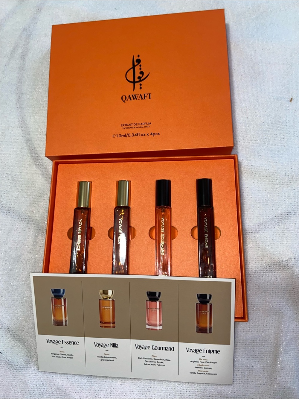 Voyage Roller Perfume Set — Orange Travel Fragrance Collection